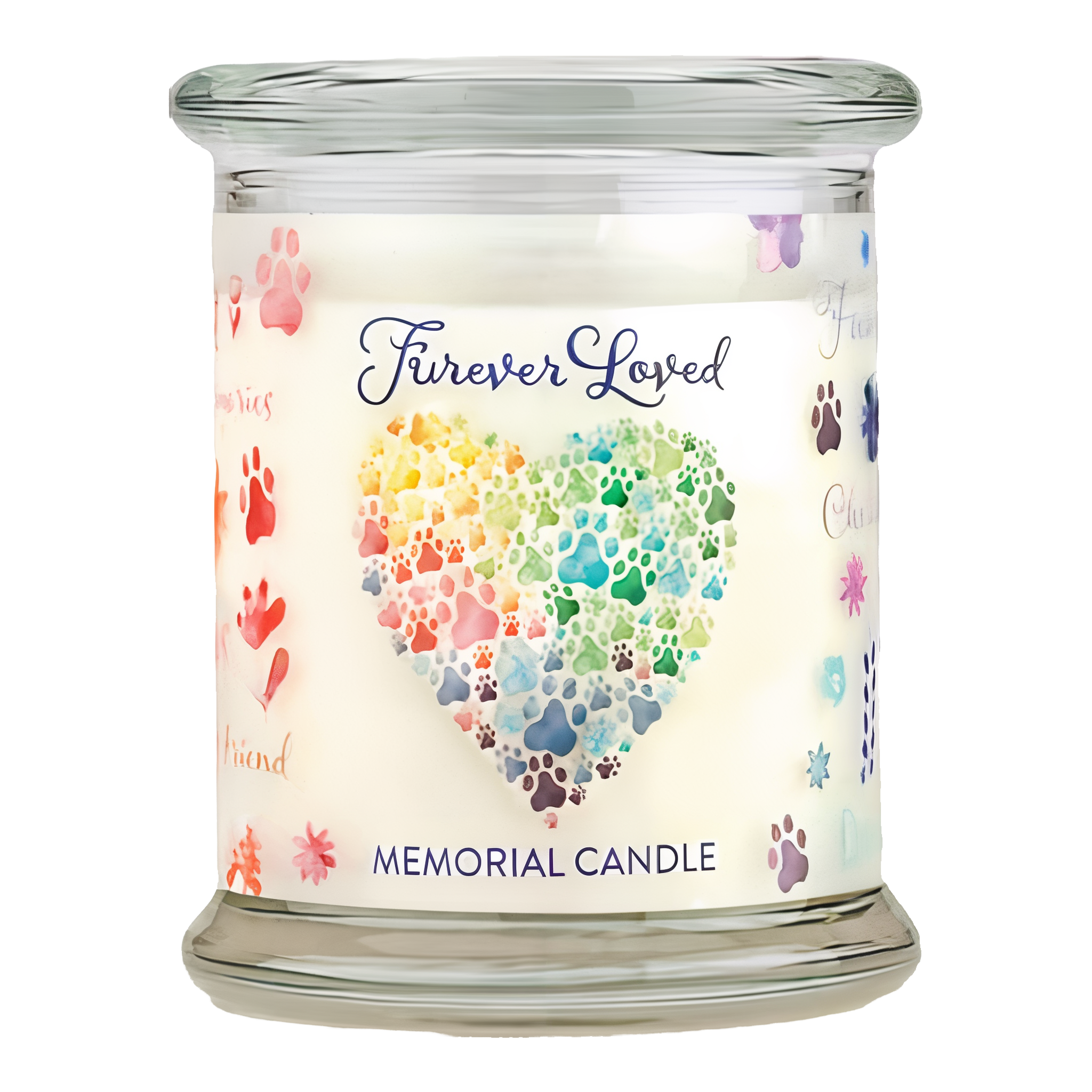 American Distribution & Manufacturing Furever Loved Memorial Candle
