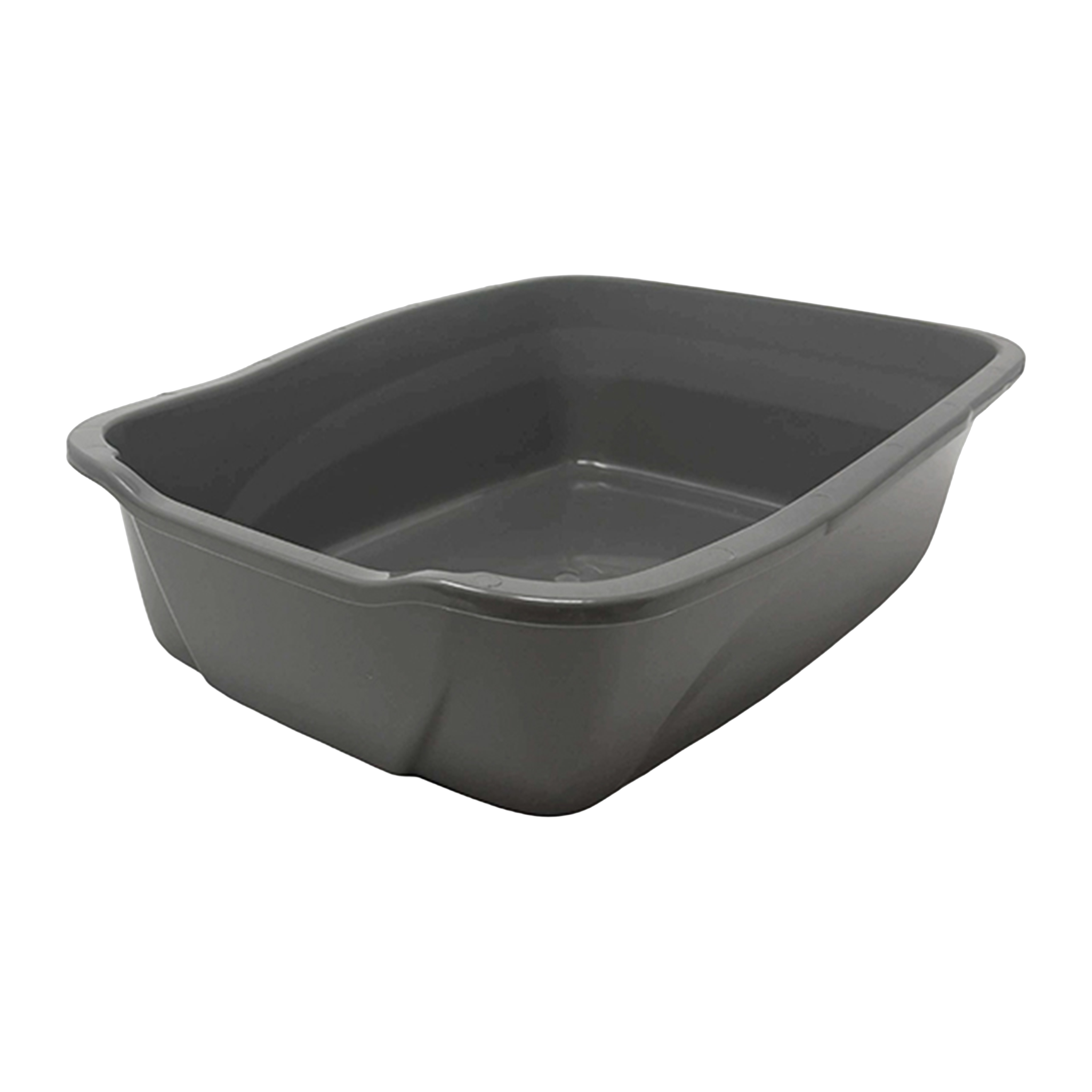 Van Ness Cat Litter Pan Small, angled view of the open low-entry litter tray