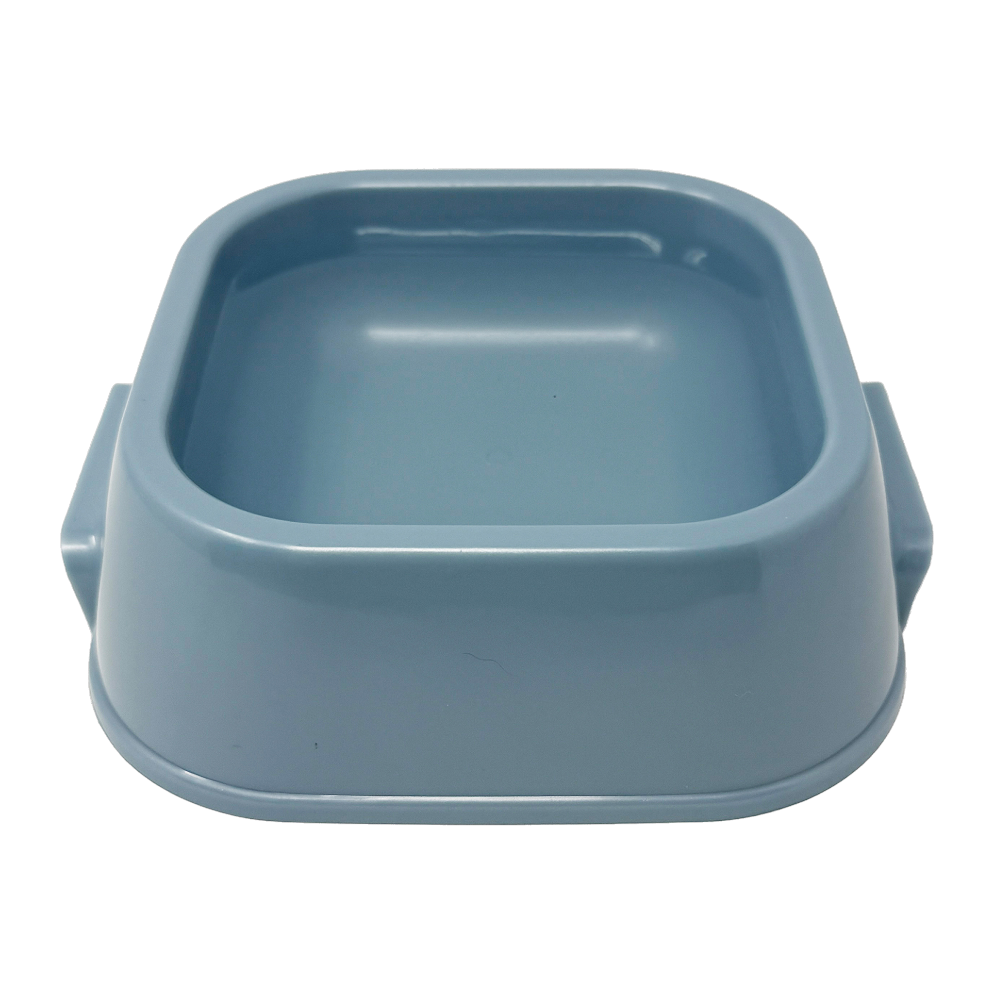 Van Ness Lightweight Plastic Pet Dish Medium 20 oz filled with water