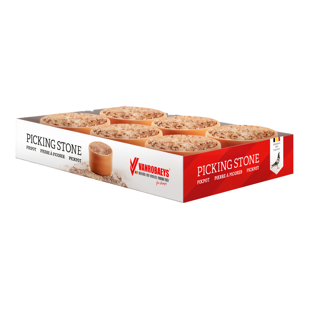 Vanrobaeys Picking Stone with Refill Pigeon Mineral Block -- packaging