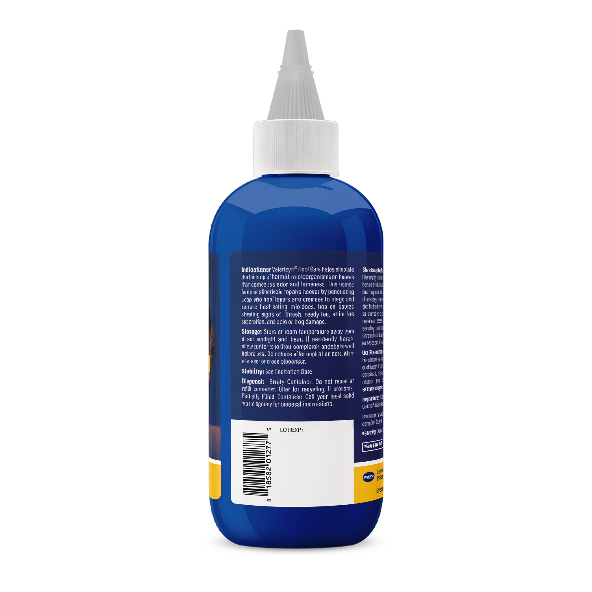 Vetericyn Mobility Hoof Care back label with directions