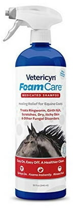 Vetericyn FoamCare Medicated Horse Shampoo