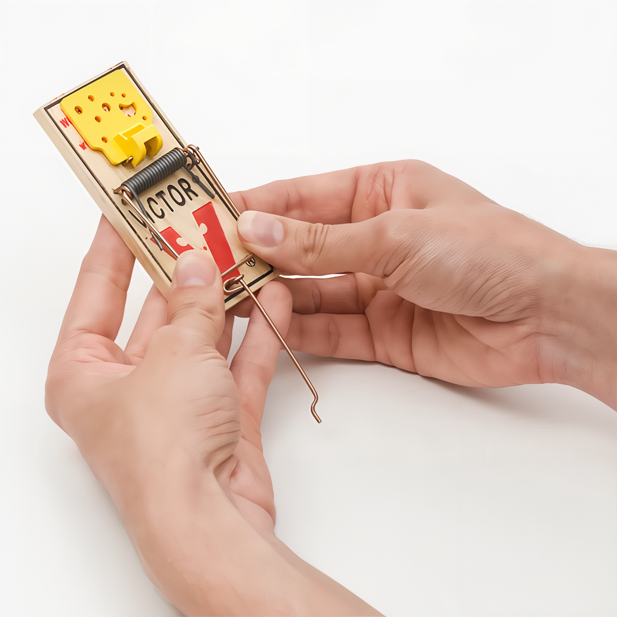 Victor Wide Pedal Mouse Trap 2 Pack -- lifestyle