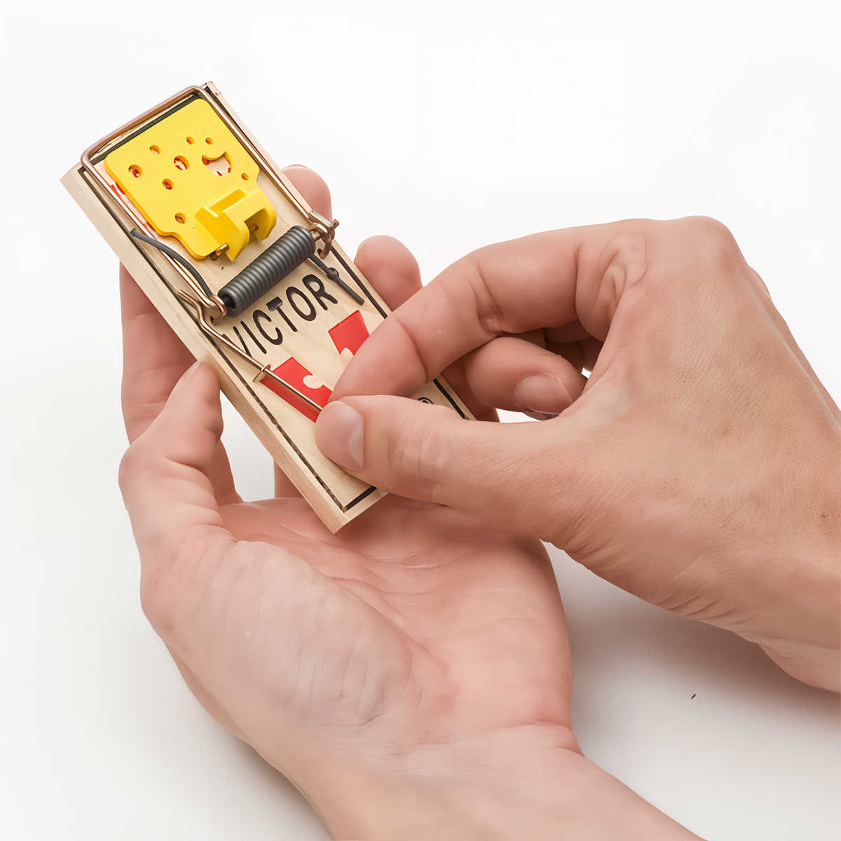 Victor Wide Pedal Mouse Trap 2 Pack -- lifestyle