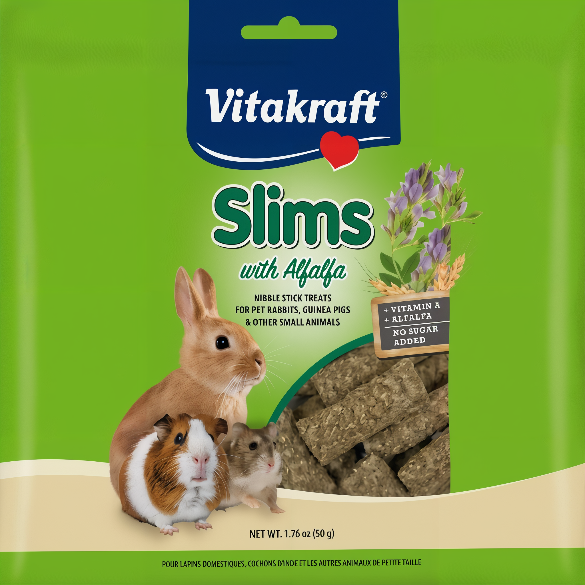 Vitakraft Slims Small Animal Treats - Alfalfa Hay