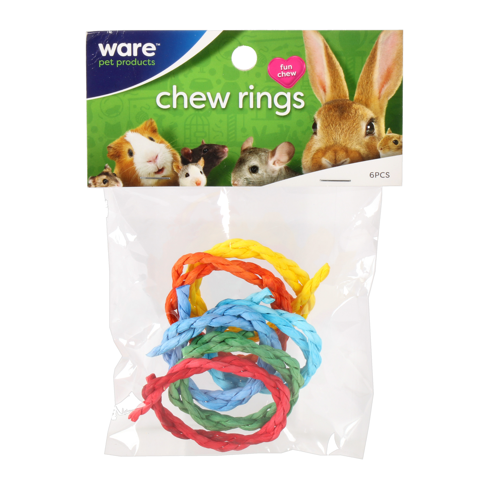 Ware Chew Rings Small Animal Chew Toy package front