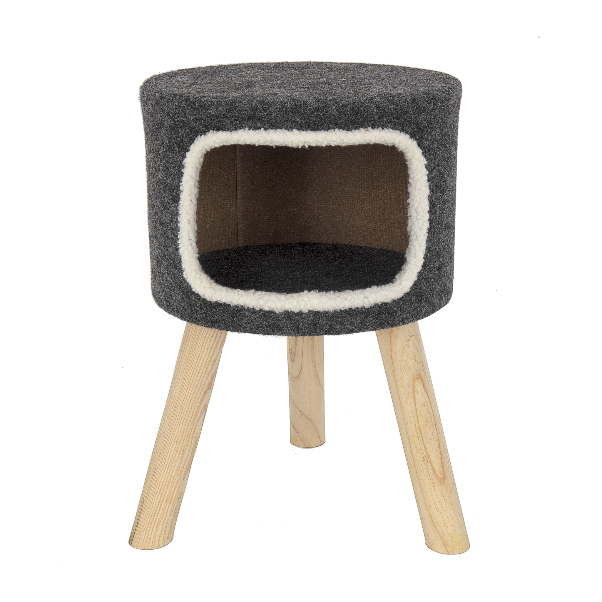 Ware Elevated Cat Condo front view