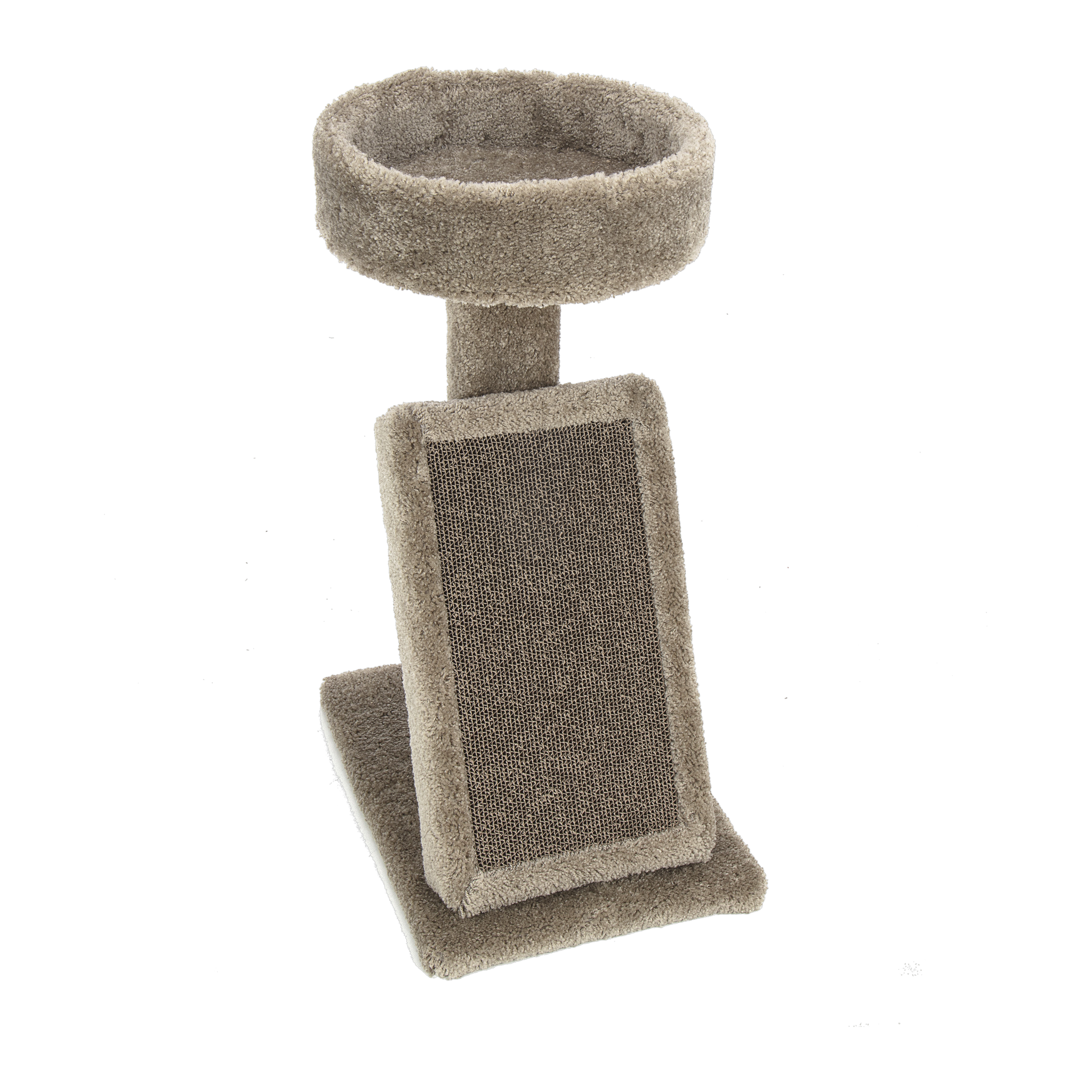 Ware Playground Cat Perch with Cardboard Scratcher front view