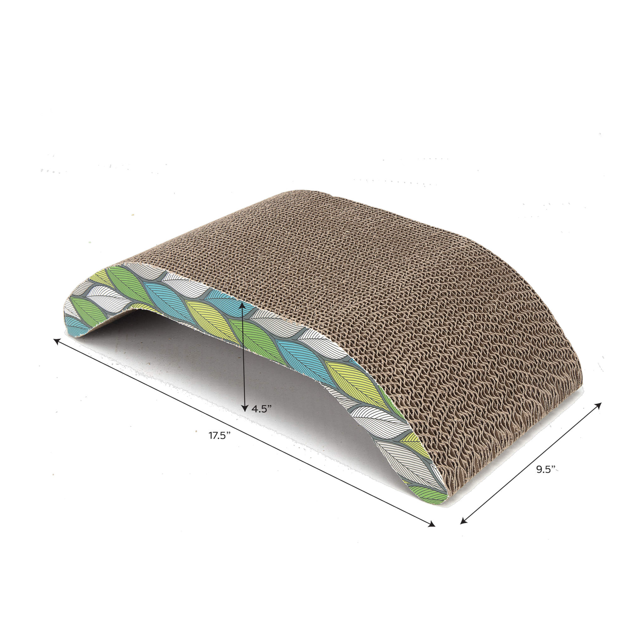Scratch-N-Lounge dimensions: 17.5 by 9.5 by 4.5 inches