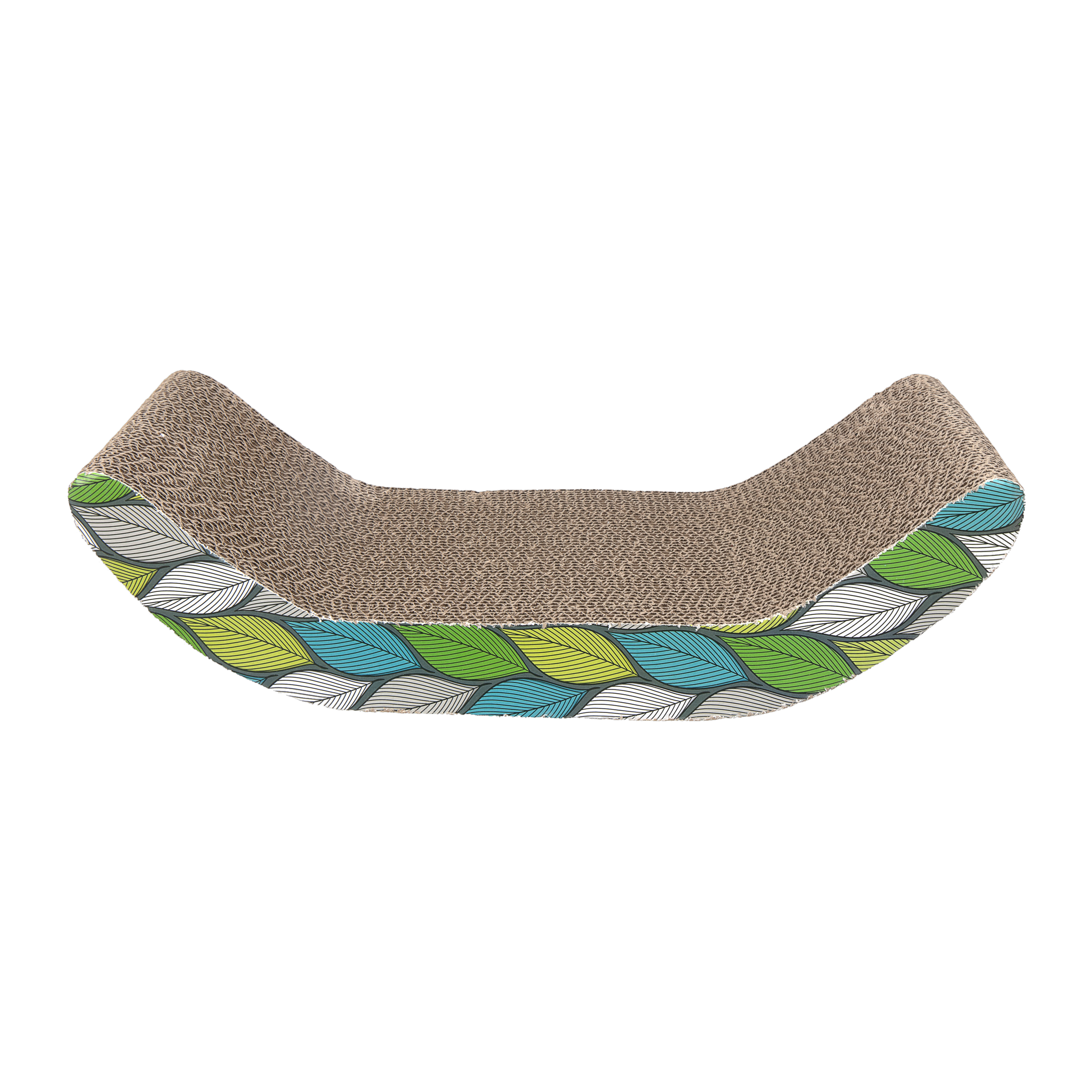 Ware Scratch-N-Lounge curved corrugated cat scratcher