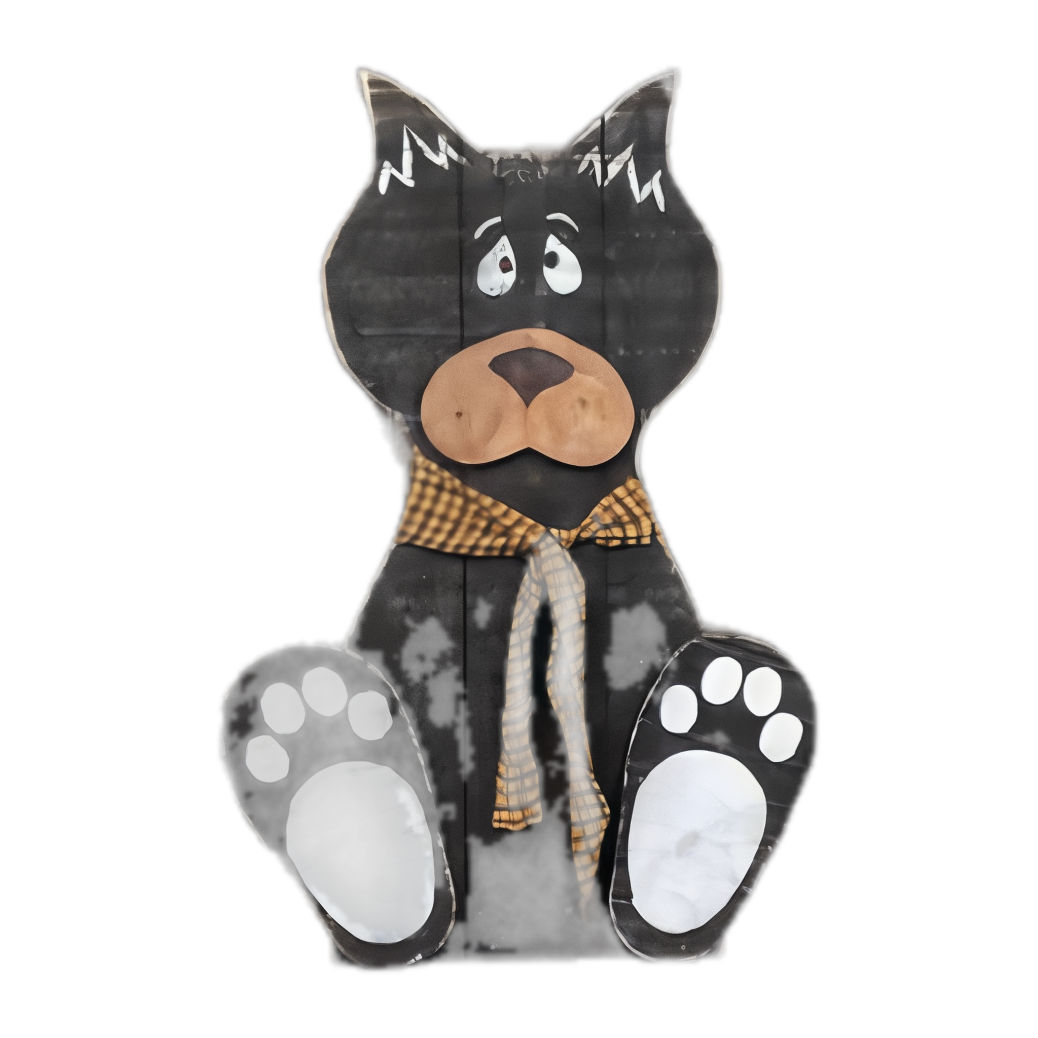 Cat Sitter — Amish handmade wooden fall decor by Woodland Country Creations