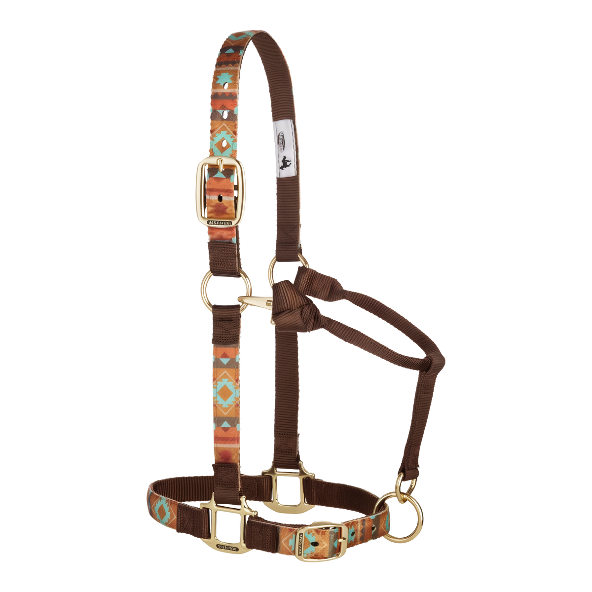 Weaver Leather Patterned Adjustable Nylon Horse Halter 1 in -- product image