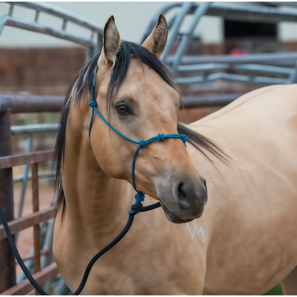 Weaver Leather Silvertip Four Knot Rope Halter -- lifestyle
