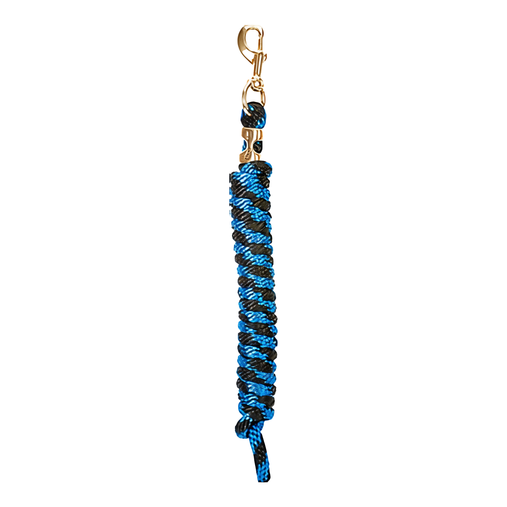 Weaver Tack Horse Poly Lead Rope with Solid Brass Snap, Blue, 10 foot