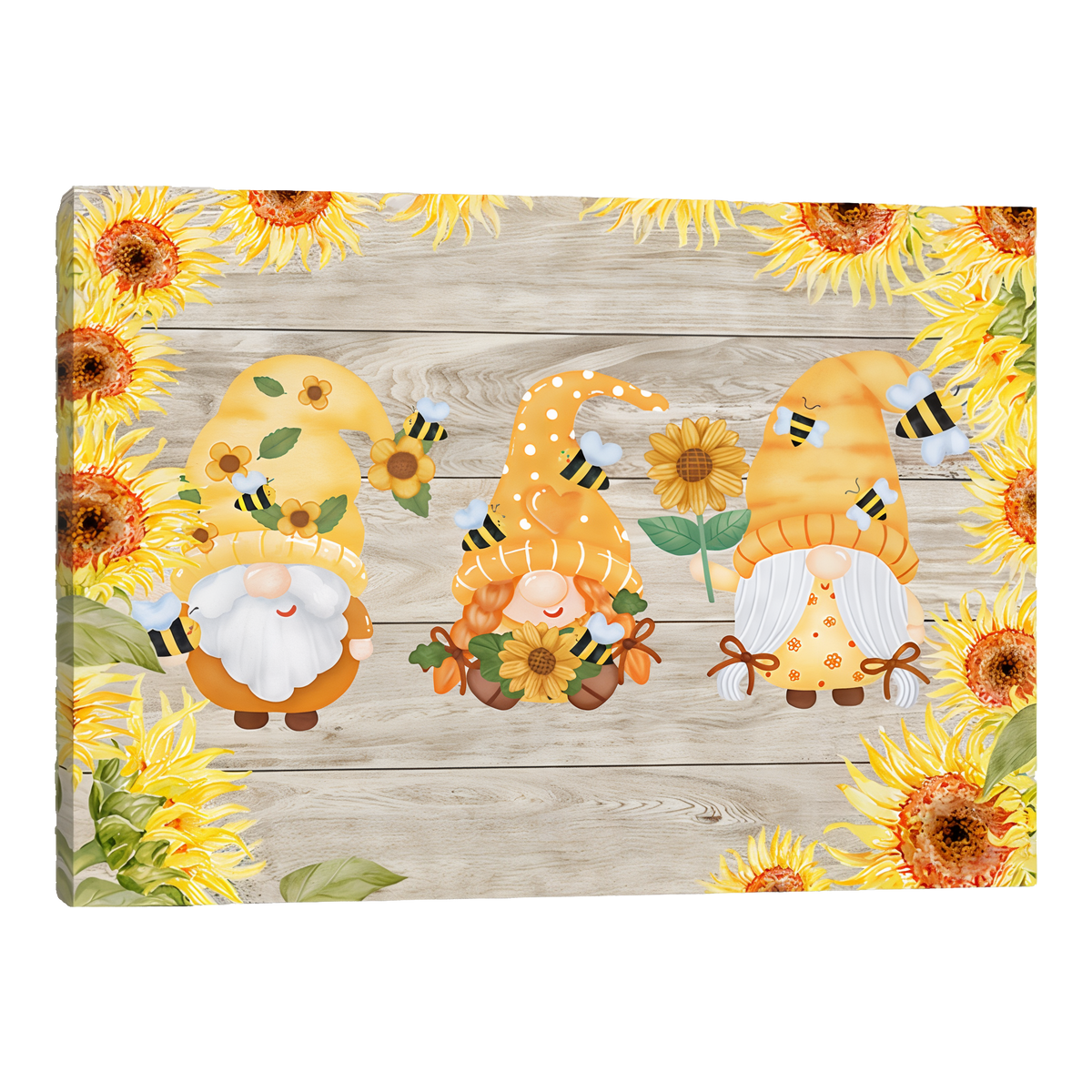 Wholesale Home Decor Bee Humble Canvas Print 12x16 in -- product image