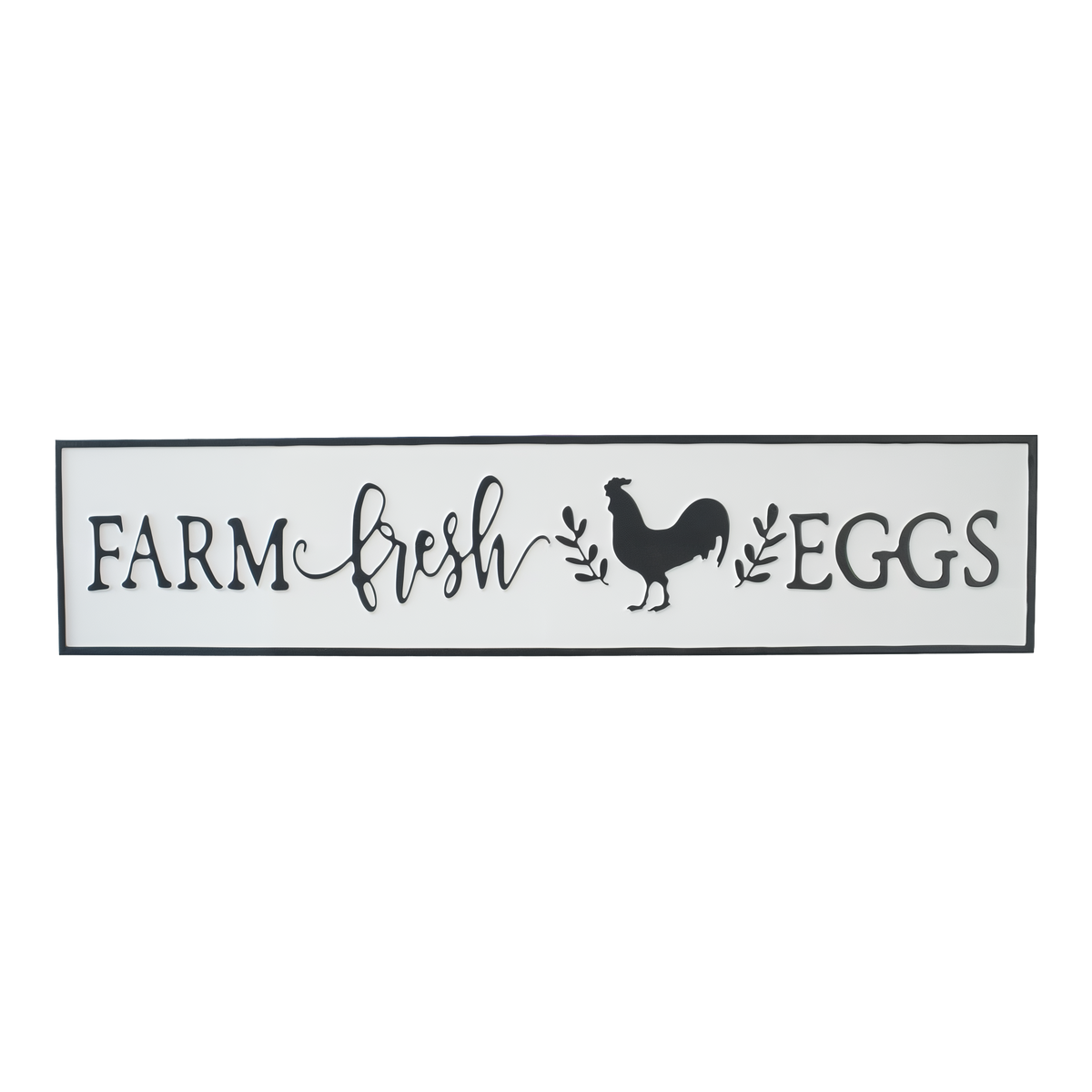 Wholesale Home Decor Farm Fresh Eggs Metal Sign -- product image