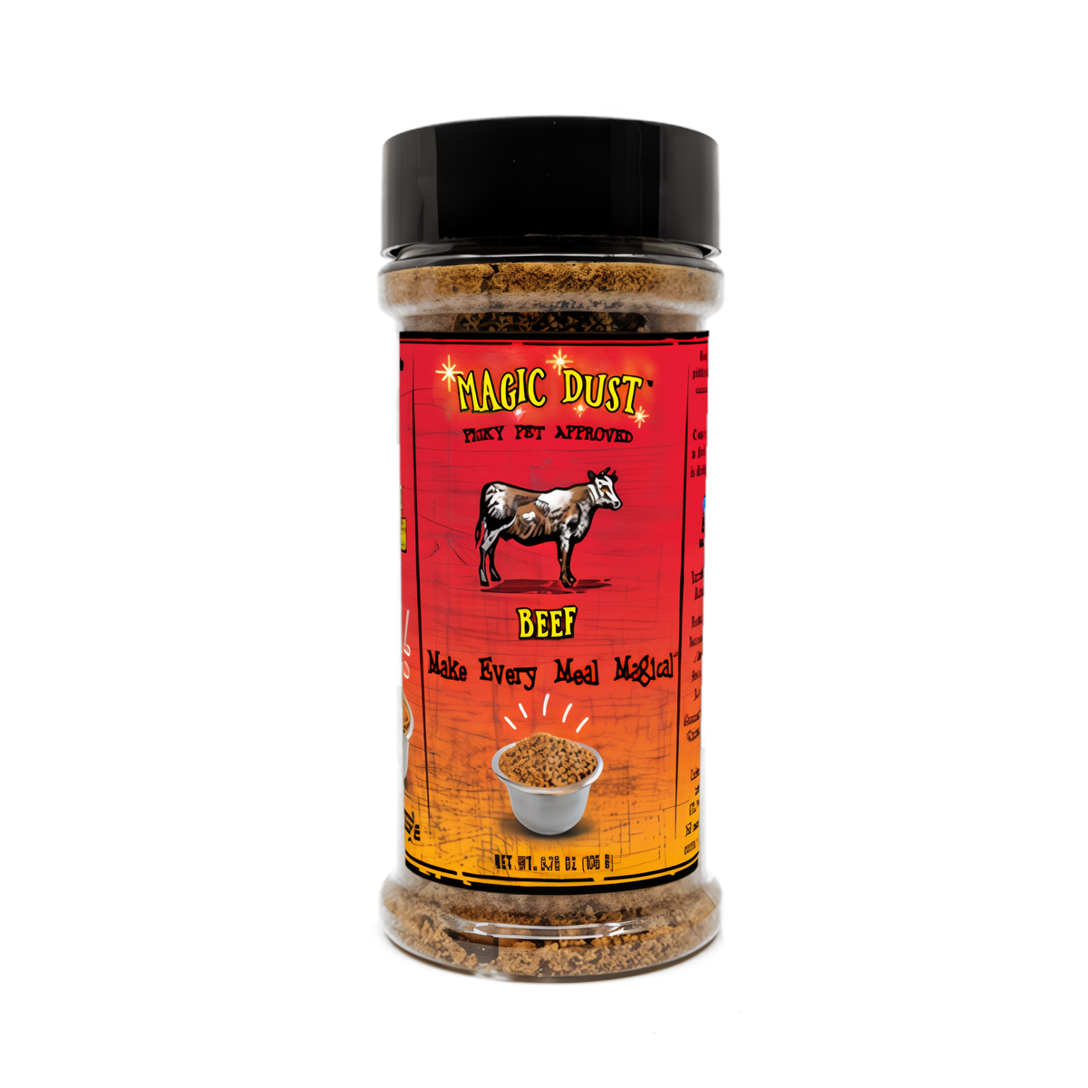 Wild Meadow Farms Magic Dust Meal Topper for Dogs and Cats -- beef jar render