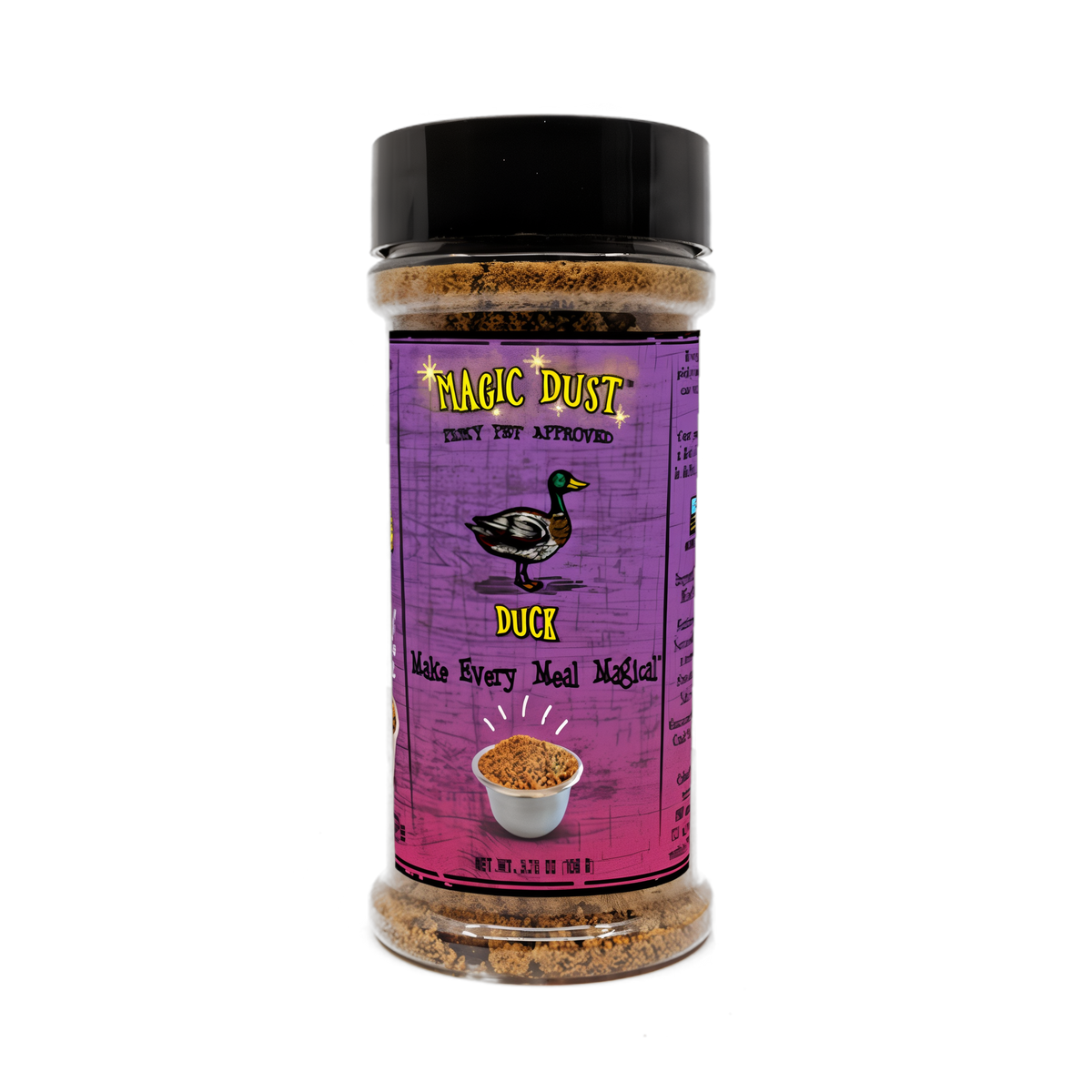 Wild Meadow Farms Magic Dust Meal Topper for Dogs and Cats -- duck jar render