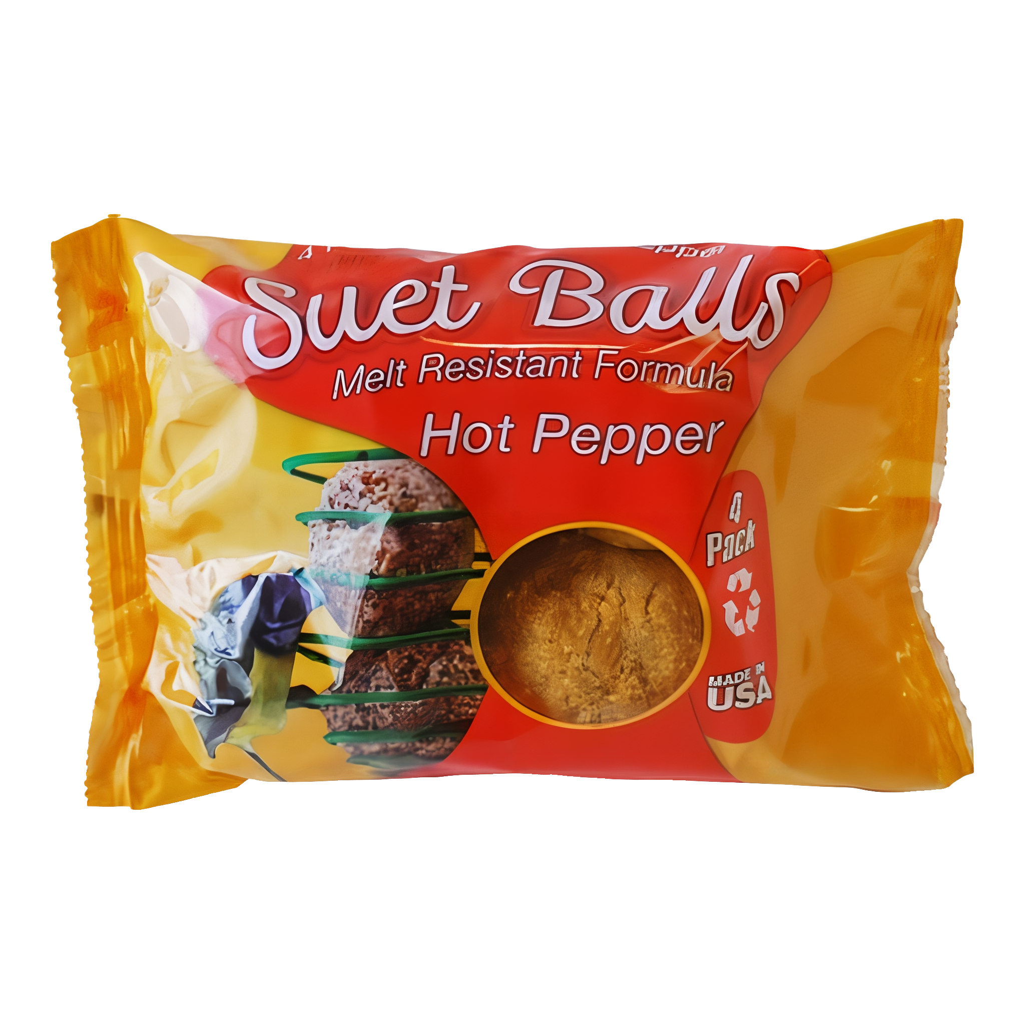 Wildlife Sciences 439 Suet Balls Bird Food - Hot Pepper Blend