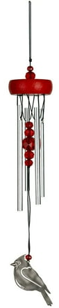 Woodstock Windchimes Chime Fantasy Cardinal Wind Chimes