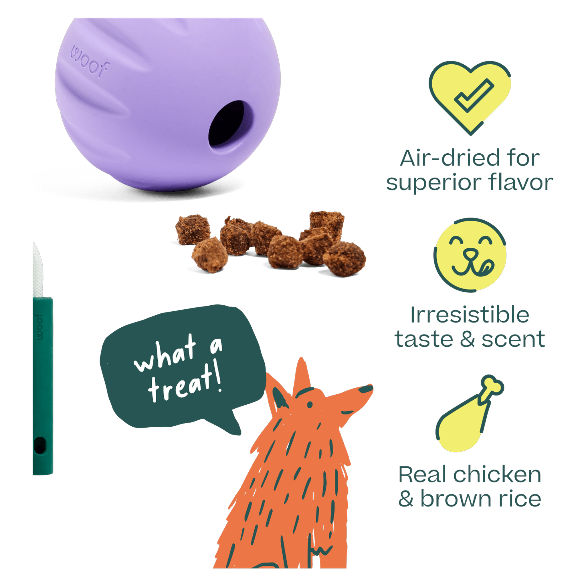 Puzzle Treats double as bite-sized training rewards