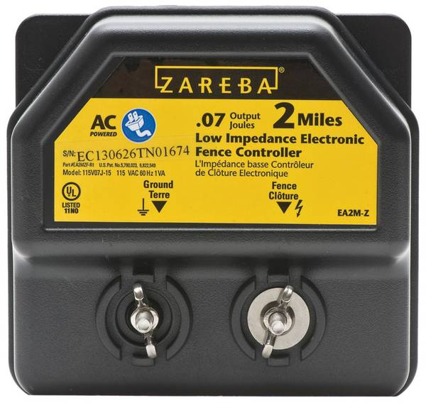 Zareba 2-Mile AC-Powered Electric Fence Charger