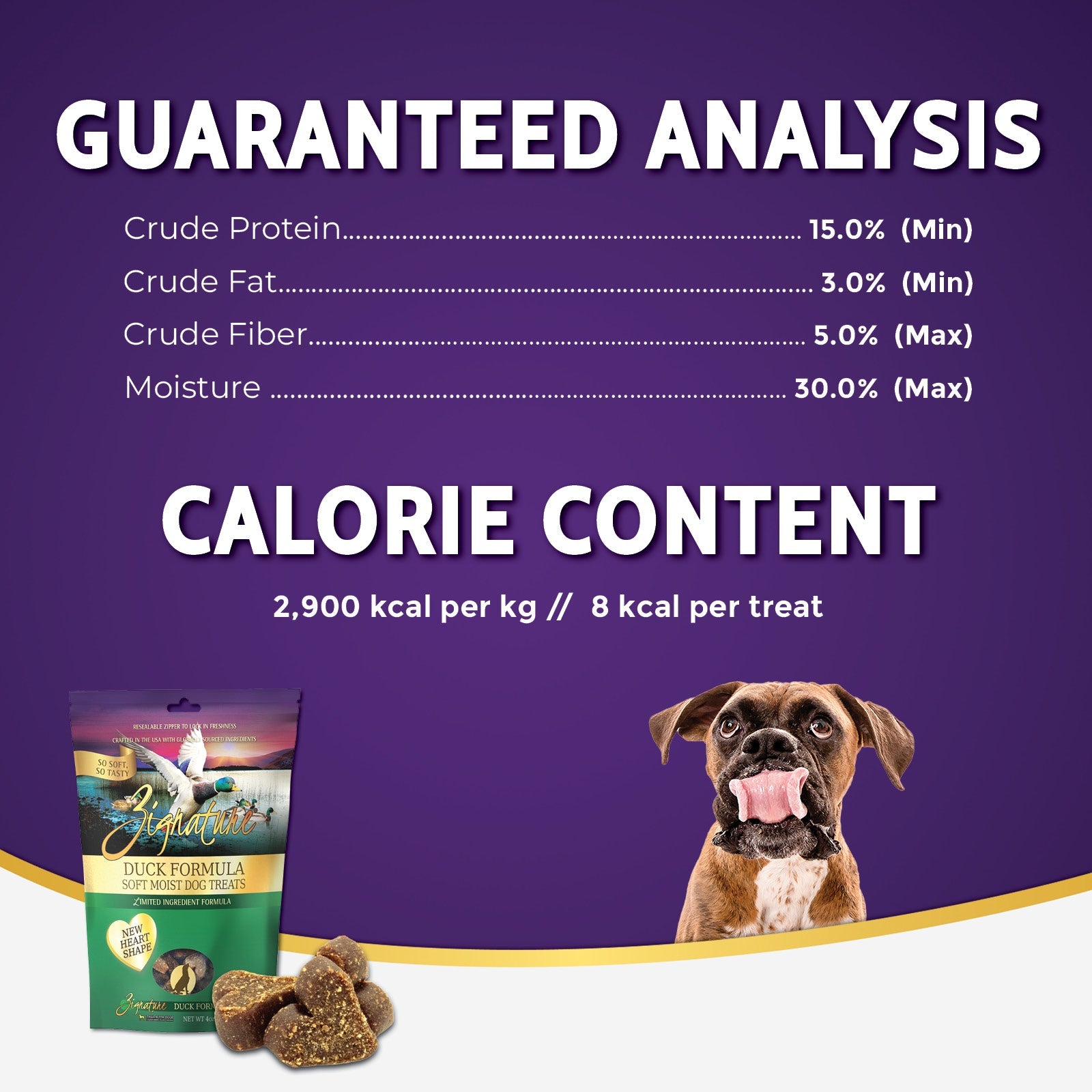 Zignature Duck Formula Soft Moist Dog Treats — product highlights tile 5