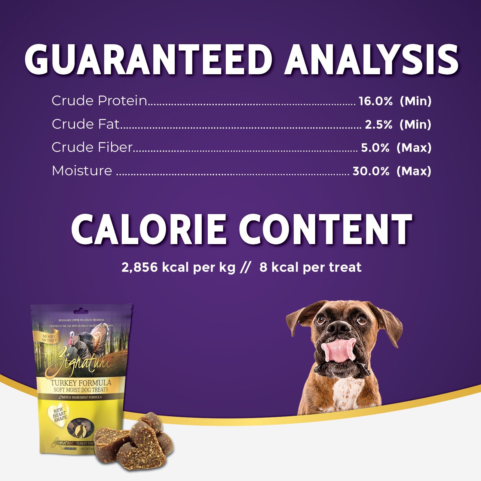 Zignature Turkey Formula Soft Moist Dog Treats — product highlights tile 5