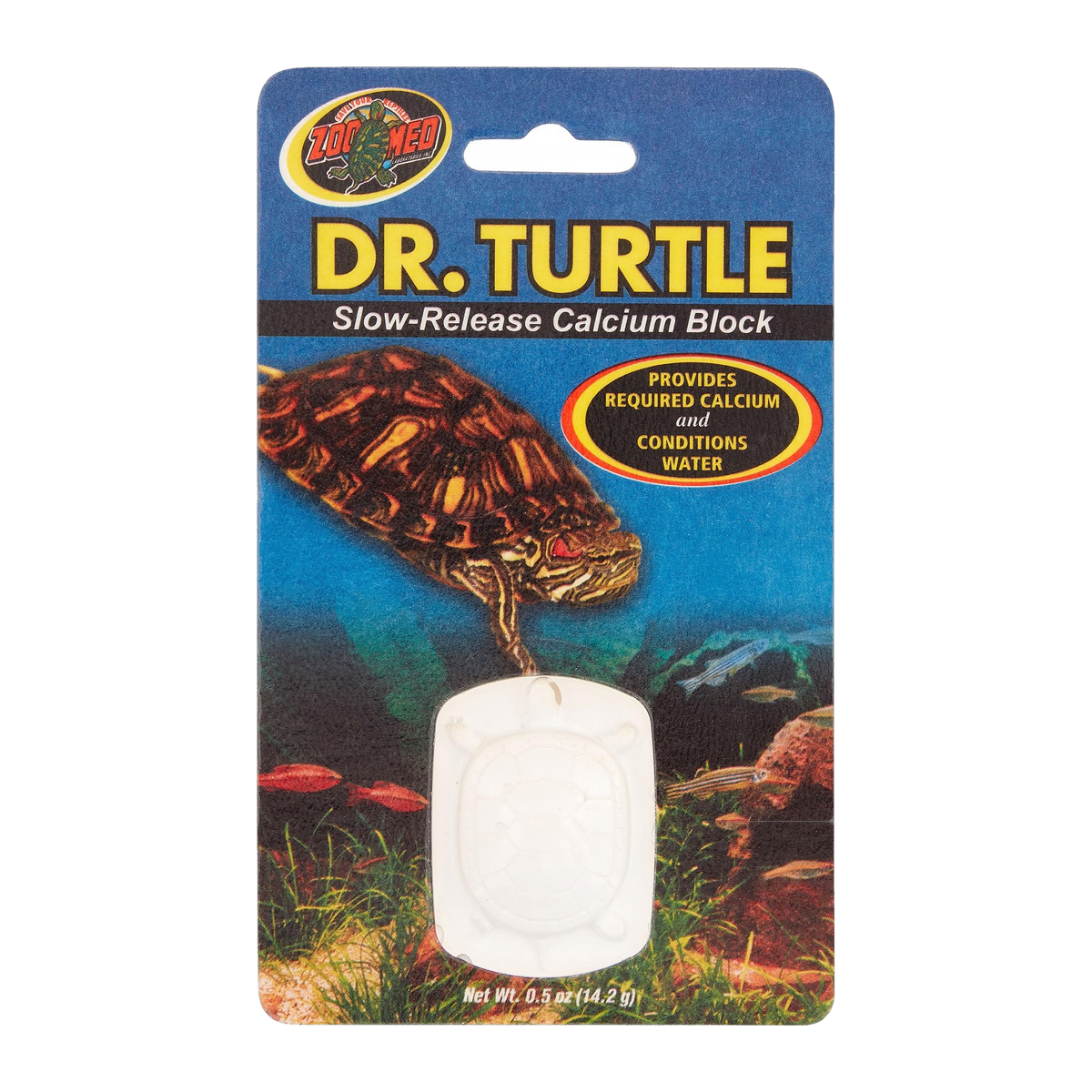 Zoo Med Dr. Turtle Slow-Release Calcium Block 0.5 oz -- product image