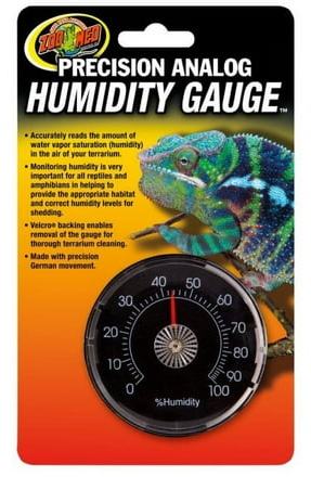 Zoo Med Laboratories Precision Analog Humidity Gauge