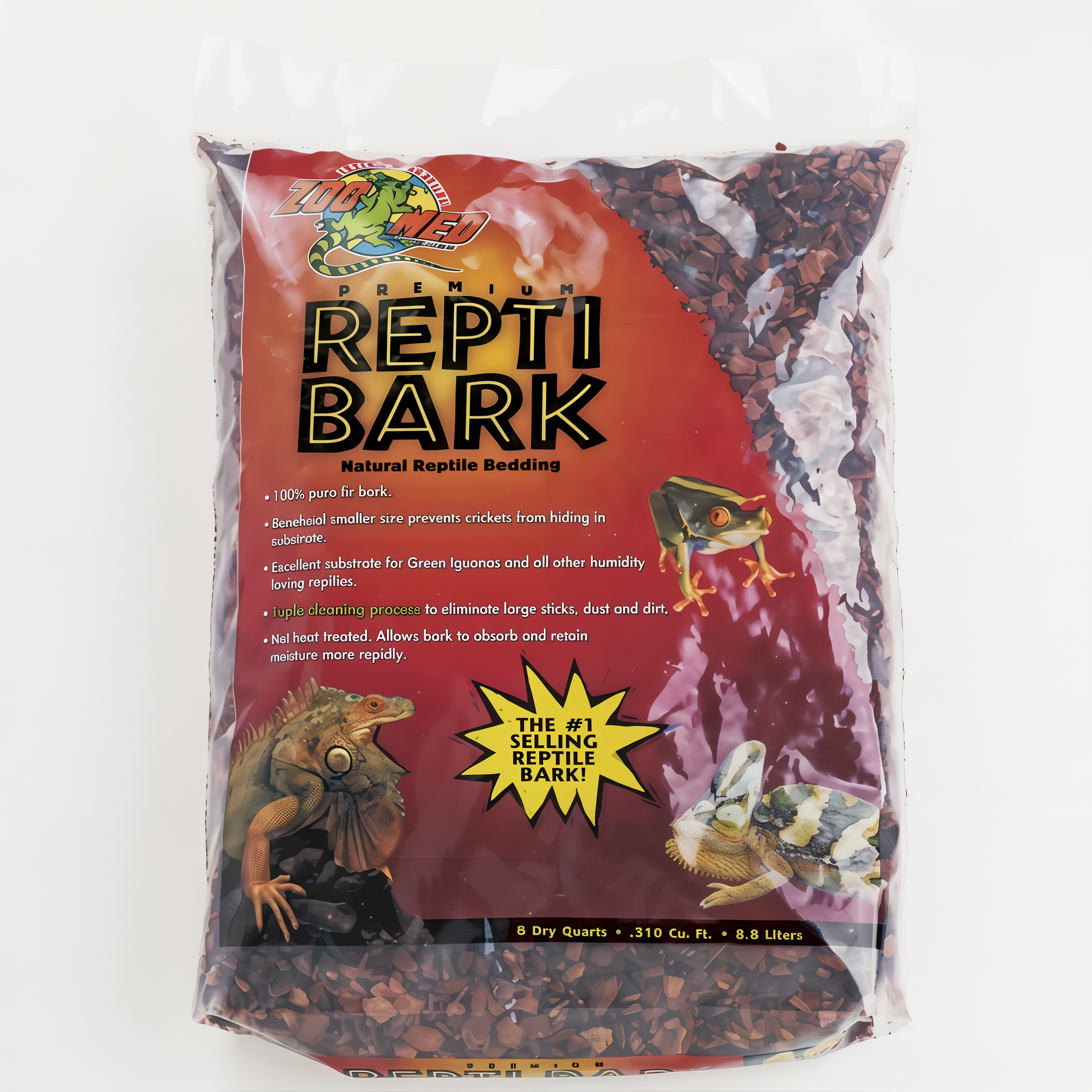 Zoo Med Laboratories Premium Reptibark Natural Reptile Bedding