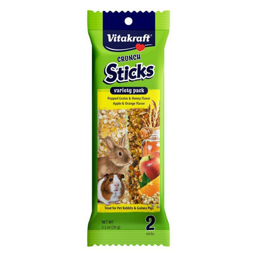 Vitakraft Crunch Sticks Rabbit & Guinea Pig Treats Variety Pack