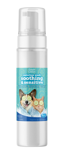 PetAg Fresh ‘n Clean Hypoallergenic Waterless Wash Soothing & Sensitive for Dogs, Cats and Small Animals