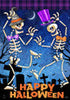 Briarwood Lane Dancing Skeletons Halloween Garden Flag