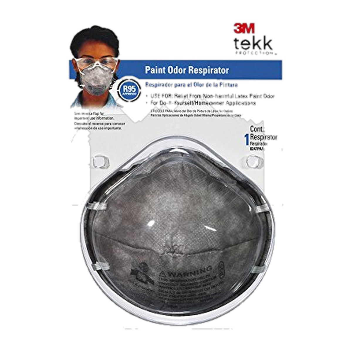 3M Latex Paint & Odor Respirator R95 -- packaging