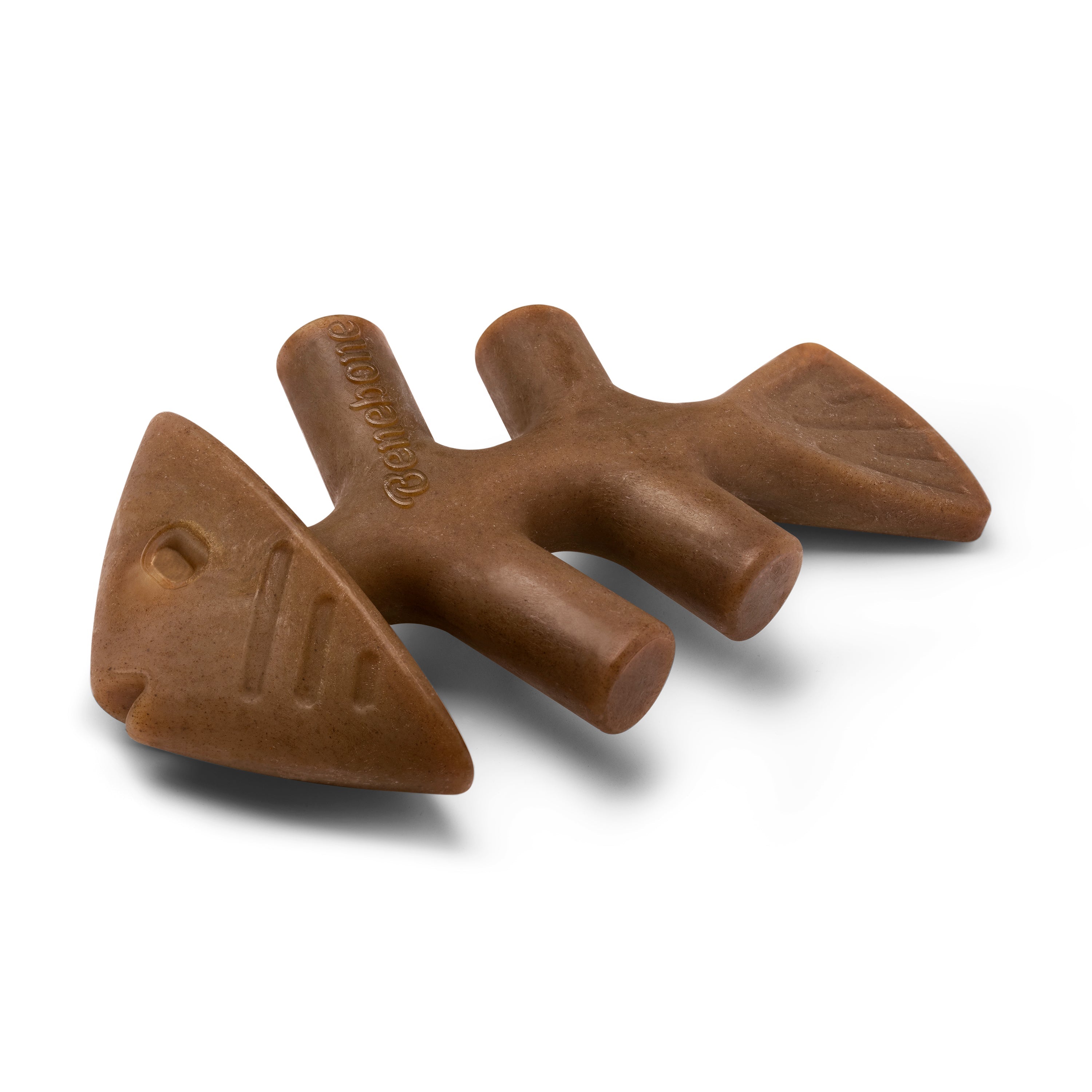 Benebone Fishbone curved paw-friendly chew toy