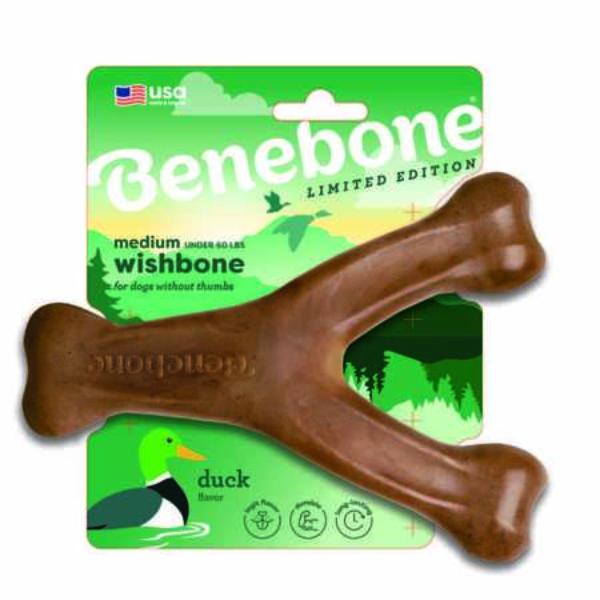 Medium Limited Edition Wishbone Duck Dog Toy for dogs of all sizes. #Medium