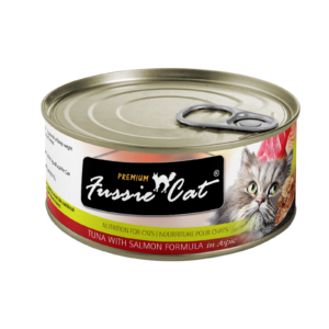 Fussie Cat Tuna With Salmon Formula In Aspic Canned Cat Food