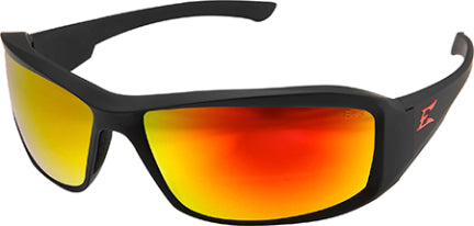 SAFETY GLASSSES MAT BK/AP RED