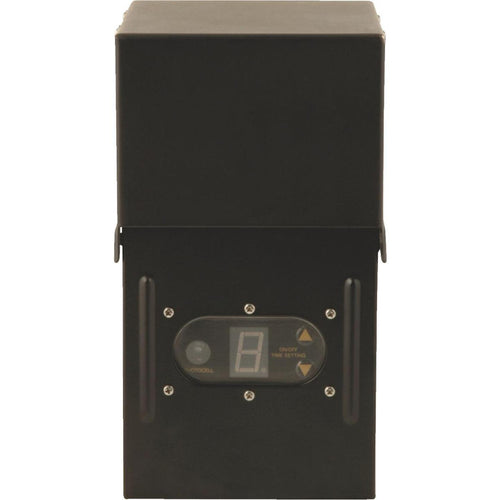Moonrays 300W Black Low Voltage Control Box with Digital Photocell