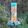 Nature's Way Bird Products Charming Peony Decorative Glass Hummingbird Feeder