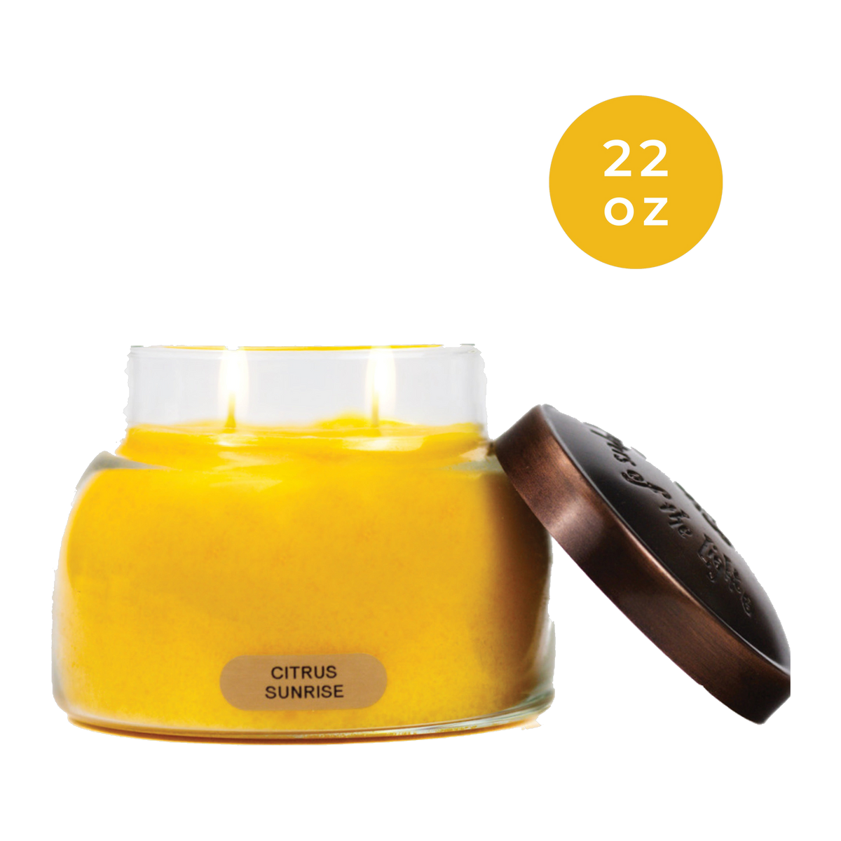 A Cheerful Giver Citrus Sunrise Keepers of the Light Jar Candle -- product image