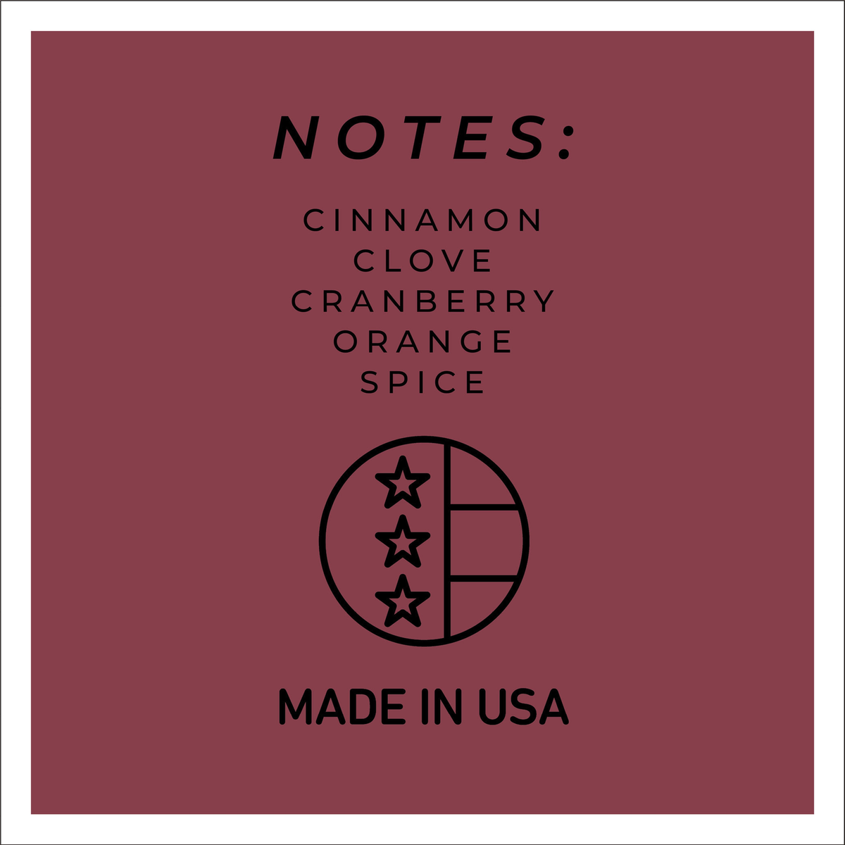 A Cheerful Giver Cranberry Orange Farm Fresh Candle -- fragrance notes tile