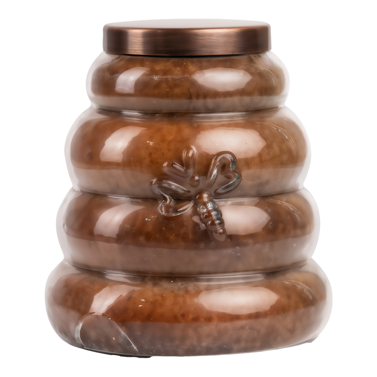 A Cheerful Giver Honey Praline Large Beehive Candle -- product image