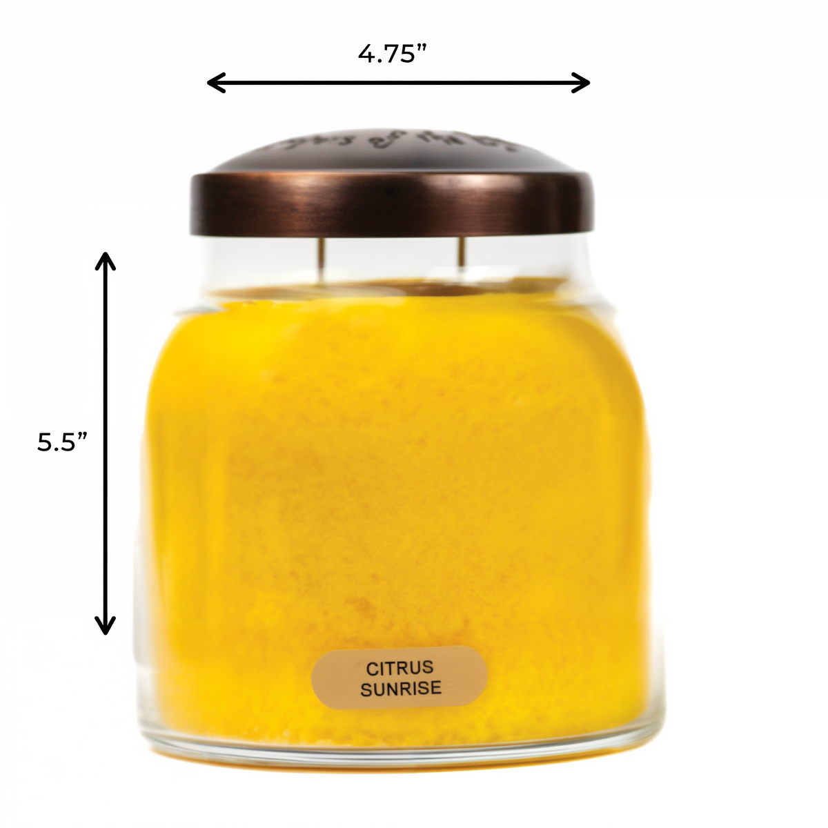 A Cheerful Giver 34 oz Papa Candle -- diagram