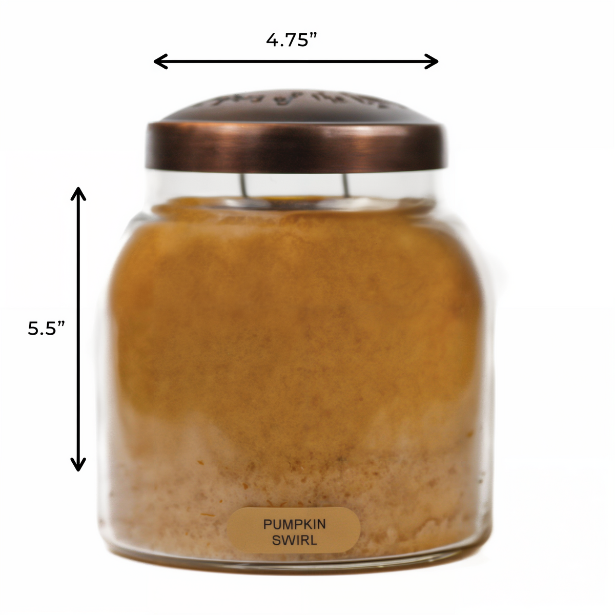 A Cheerful Giver 34 oz Papa Candle -- diagram