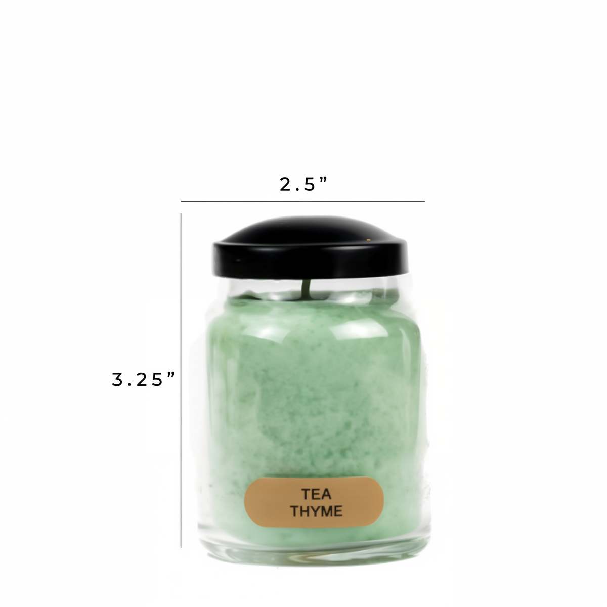 A Cheerful Giver Tea Thyme 6 oz Baby Candle -- diagram