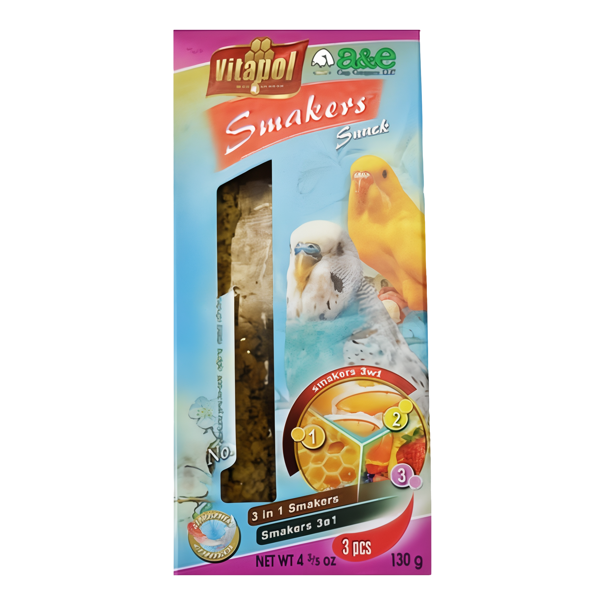 AE Cage Company Smakers Parakeet Variety Treat Sticks