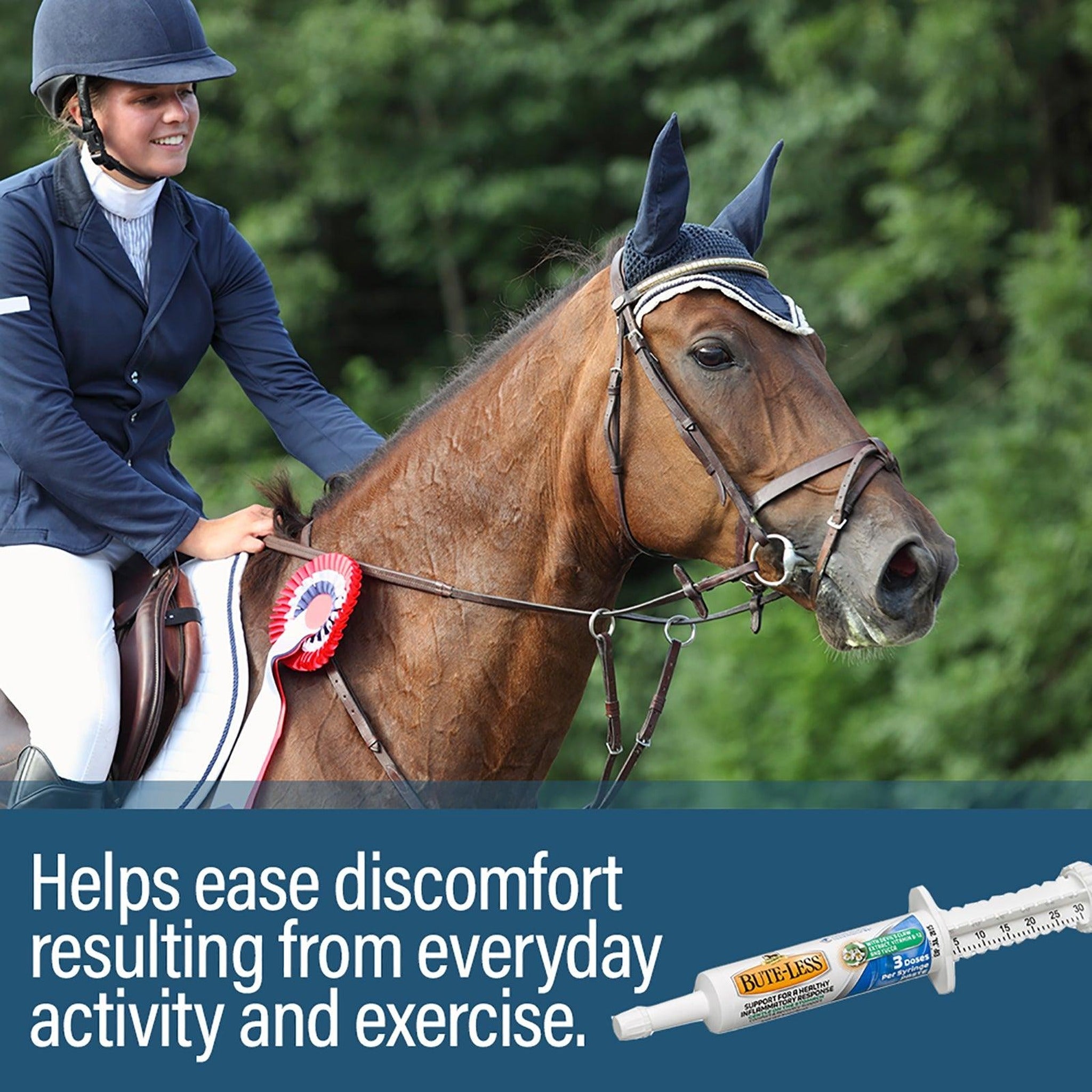 Absorbine Bute-Less comfort and recovery paste, helps ease discomfort from everyday activity