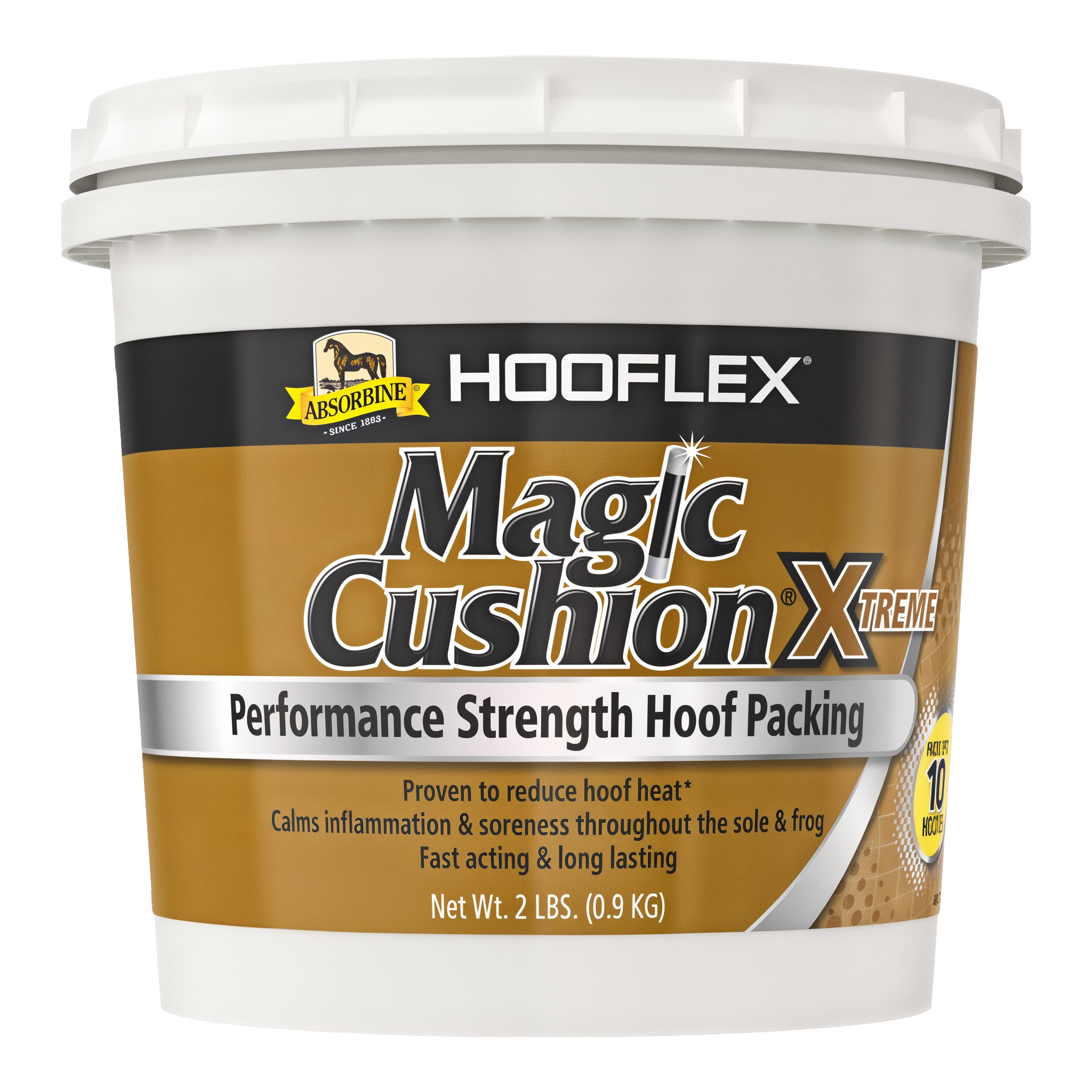 Absorbine Hooflex Magic Cushion Xtreme hoof packing, 2 pound tub
